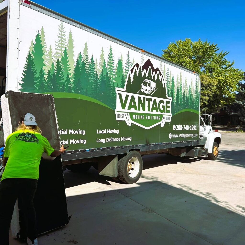 Vantage Moving crew loading a truck